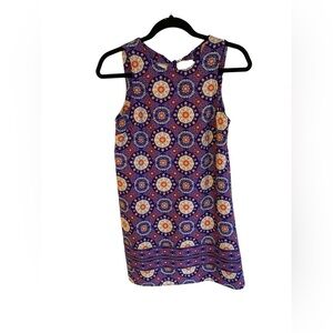 Soprano Multi Colored Sleeveless Paisley Dress Size M